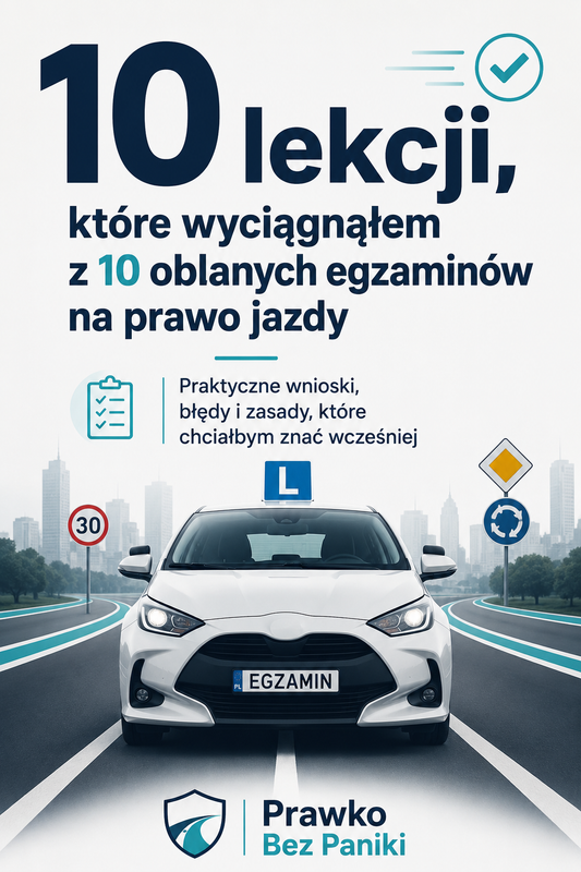 10 Lekcji z 10 oblanych egzaminów na prawo jazdy